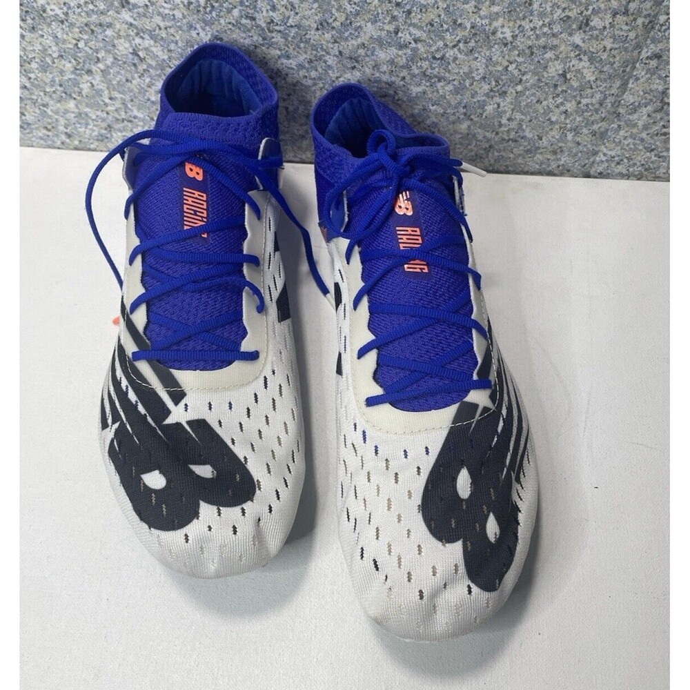 New Balance Racing Size 11 1/2 MMD800B6 Blue/White Track Spike